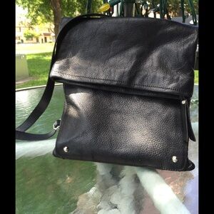 Leather crossbody bag